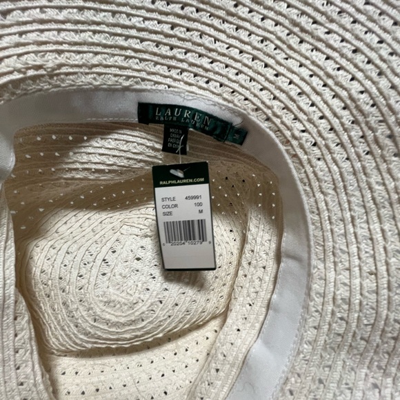 Ralph Lauren Cream Sun Hat - Picture 8 of 12